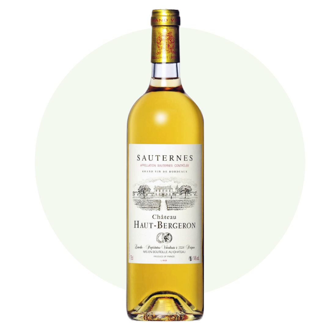 CHÂTEAU HAUT BERGERON, Sauternes AOP | 2019 MEDIA BOTELLA