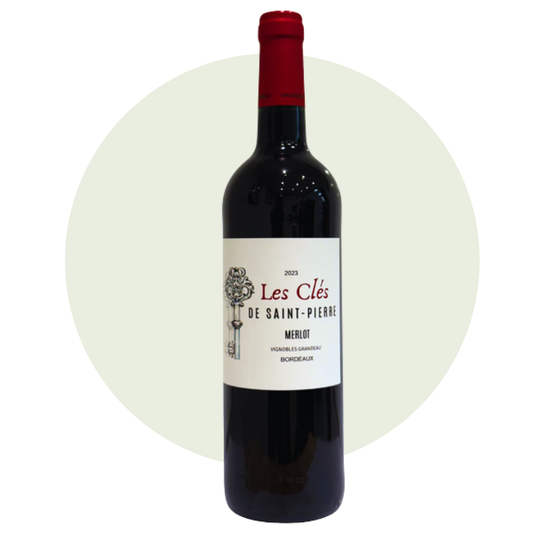 LES CLÉS DE SAINT-PIERRE Merlot, Bordeaux AOC | 2023