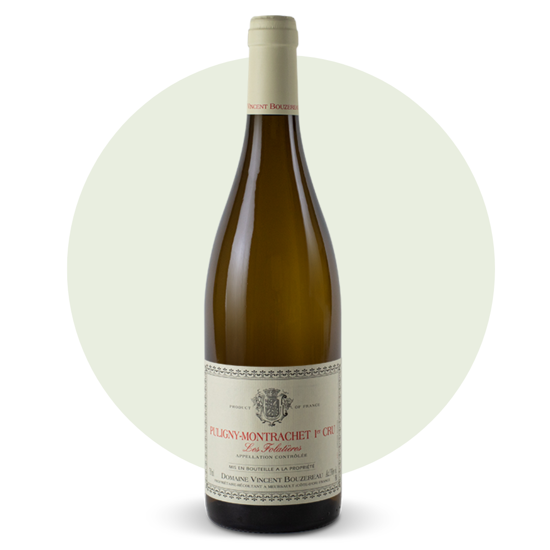 DOMAINE VINCENT BOUZEREAU, Puligny-Montrachet 1er Cru Les Folatières AOP | 2023