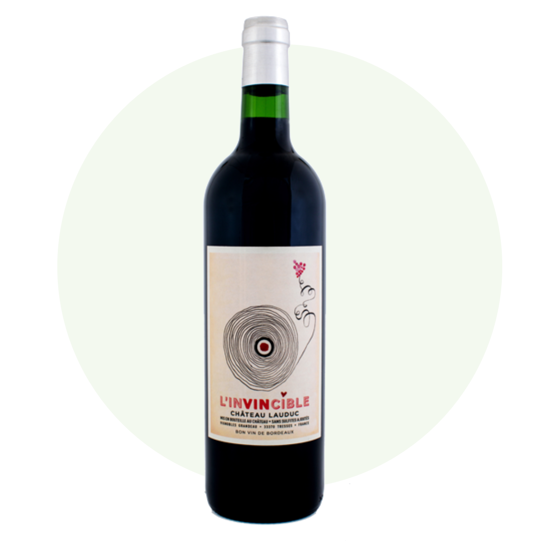 CHÂTEAU LAUDUC L'Invincible Bordeaux AOP | 2022 Vino Natural Sin Azufre añadido