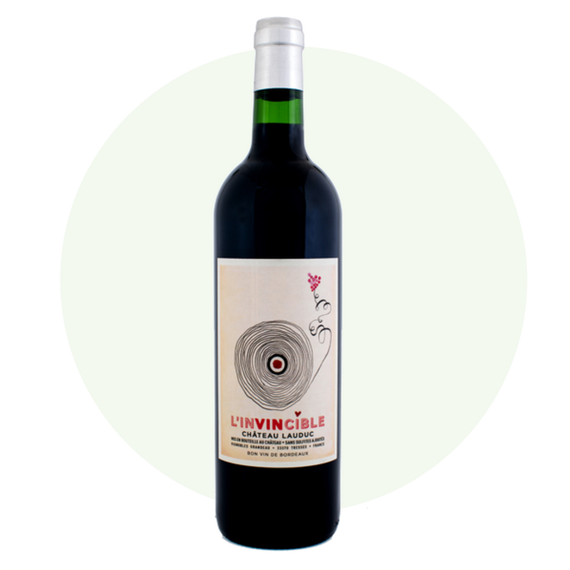 CHÂTEAU LAUDUC L'Invincible Bordeaux AOP | 2022 Vino Natural Sin Azufre añadido