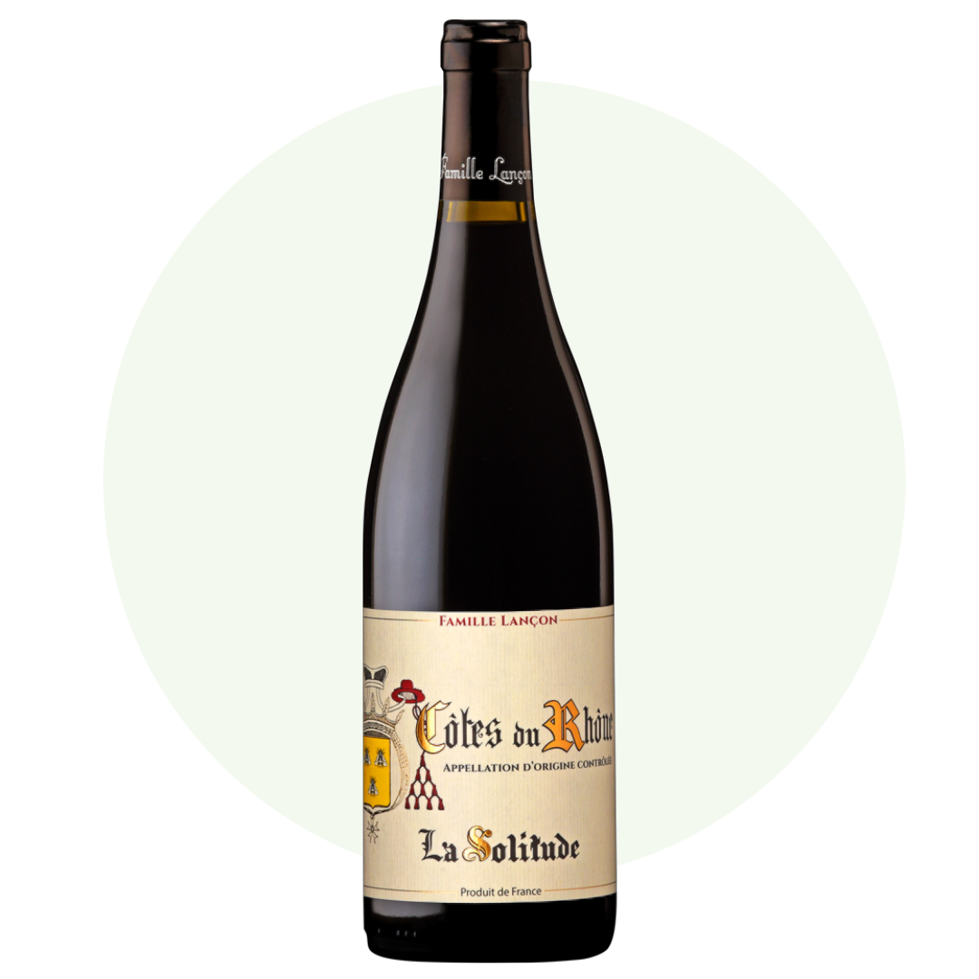 DOMAINE DE LA SOLITUDE Lançon Rouge, Côtes du Rhône AOP |  2021