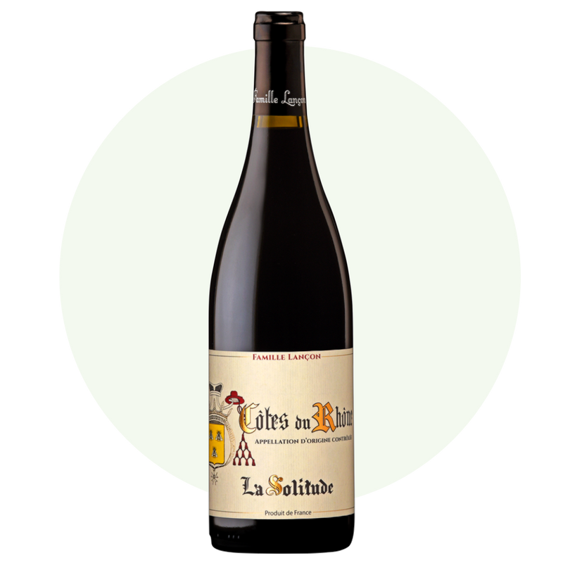 DOMAINE DE LA SOLITUDE Lançon Rouge, Côtes du Rhône AOP |  2024